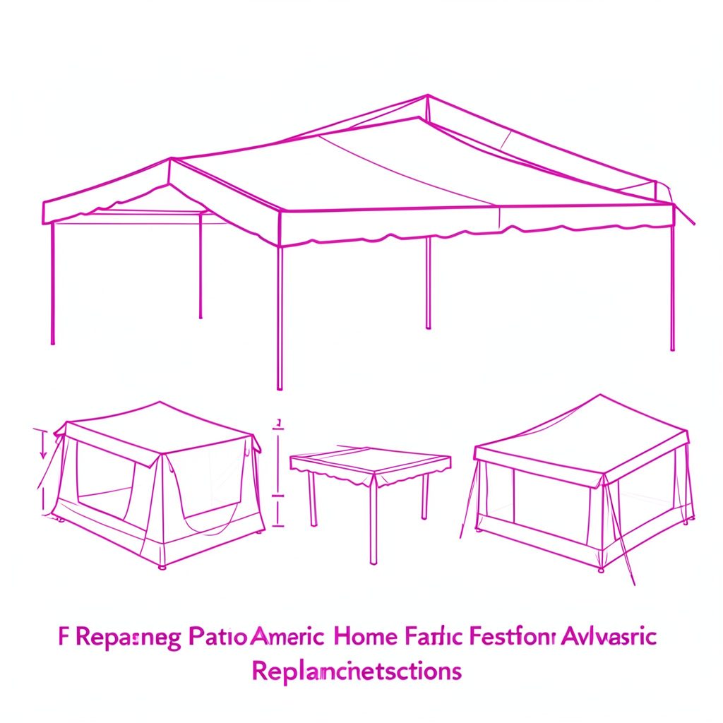 Line drawing of a fabric roll unspooling across a workbench in soft gray and magenta tones, tidy and instructional in feel